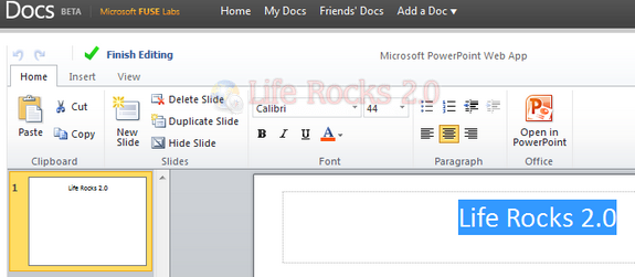 PowerPoint Online