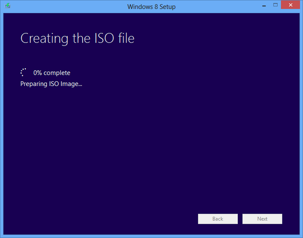 Preparing ISO