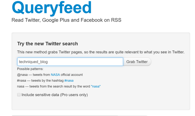 Queryfeed