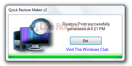 Quick System Restore