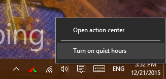 Quiet hours
