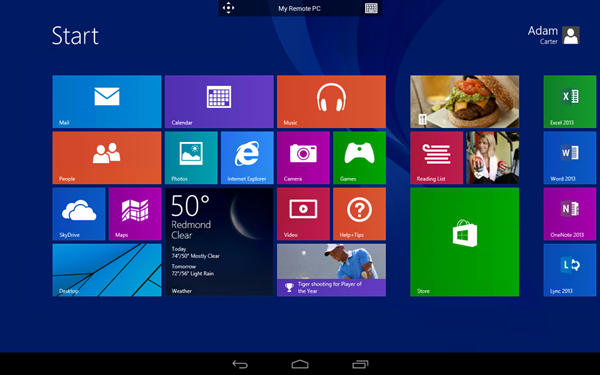 Remote desktop for Android
