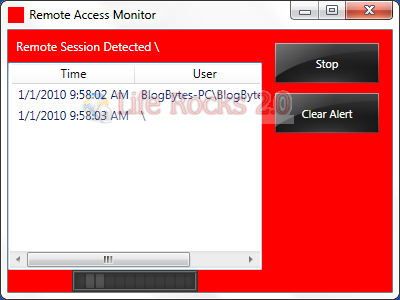 Remote Access Monitor