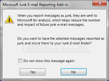 Reporting Junk Emails