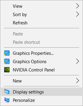 change windows 10 screen resolution