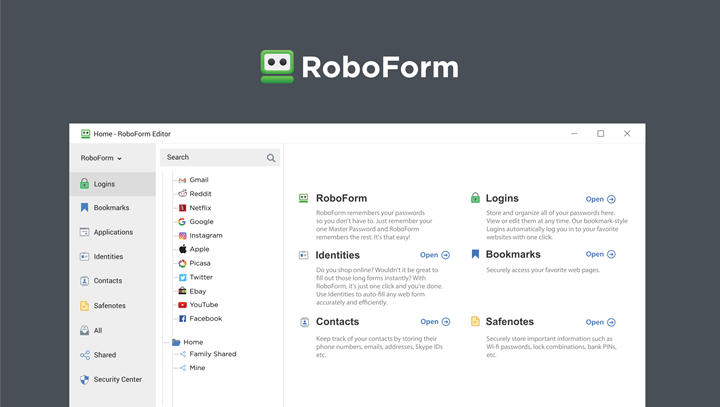 RoboForm Editor I