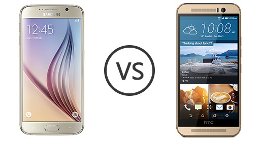 Samsung galaxy S6 vs HTC One M9
