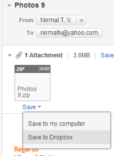 Save to Dropbox