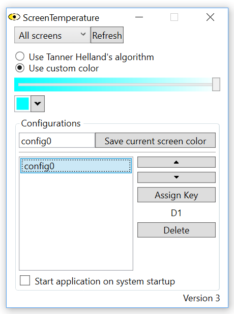 Change Display Color Temperature