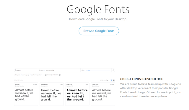 Install Google Fonts in Windows 11