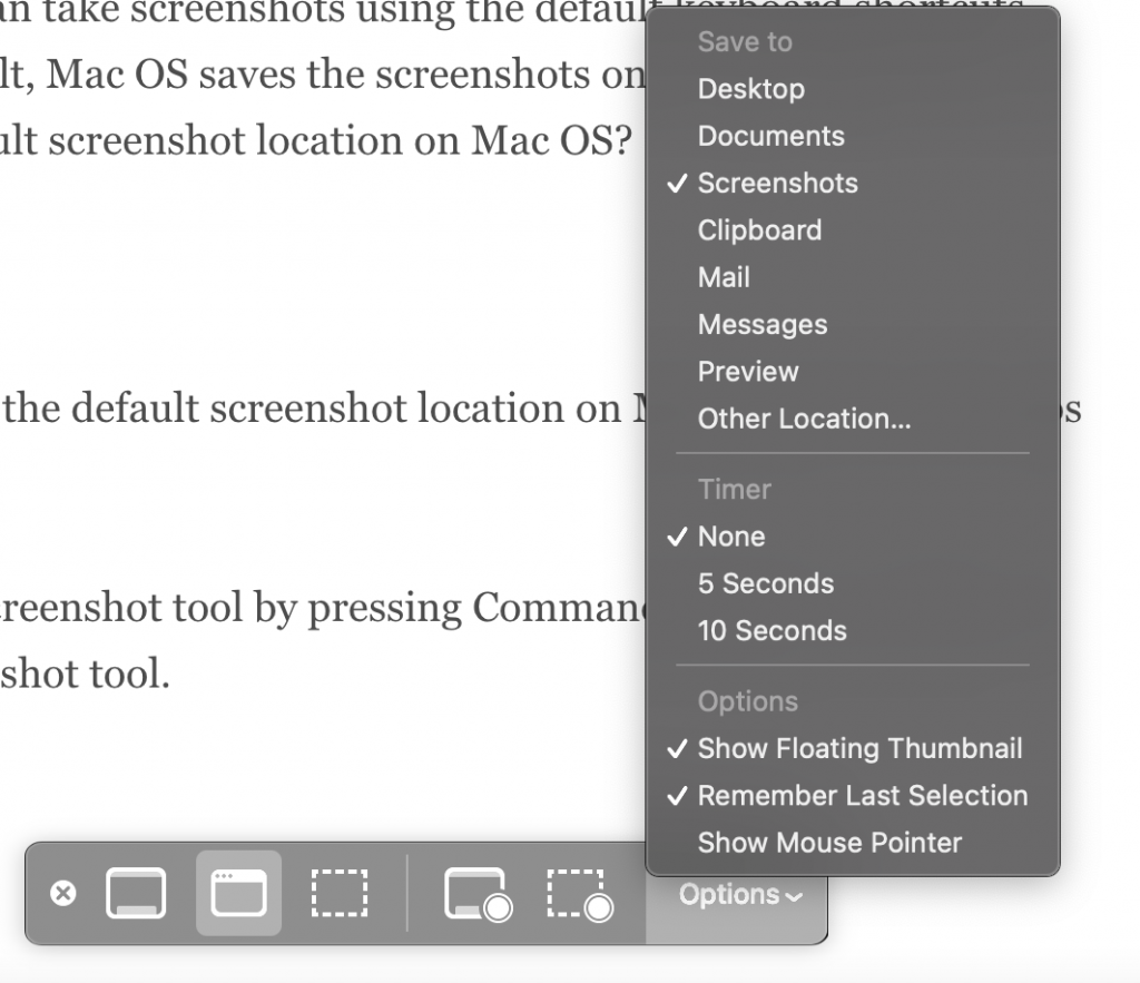 How to Change Default Screenshot Location on Mac Big Sur