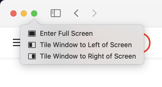 Enable Split Screen View on macOS