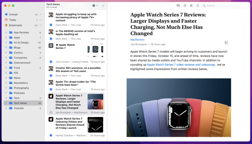 Best RSS Feed Readers for macOS