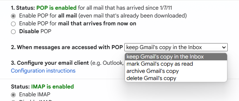 Copy Email From One Gmail Account to Another