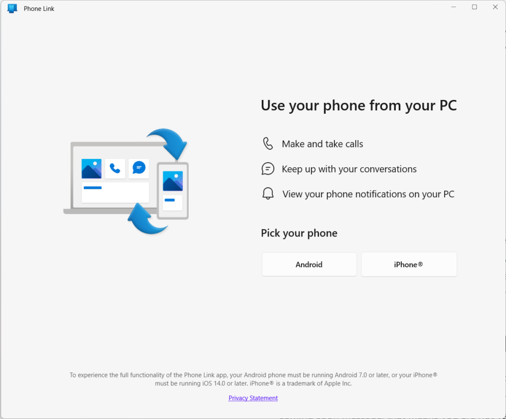Connect iPhone to Windows 11