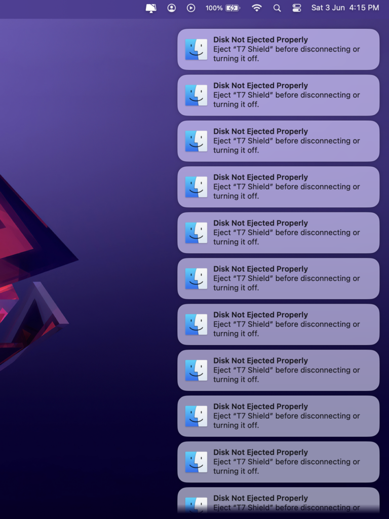 Fix “Disk not Ejected Properly” Error on macOS