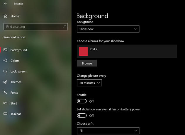 How to Create a Wallpaper Slideshow on Windows 10