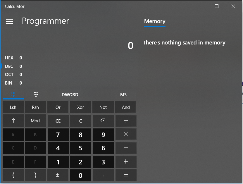 Useful Features of Windows 10 Calculator