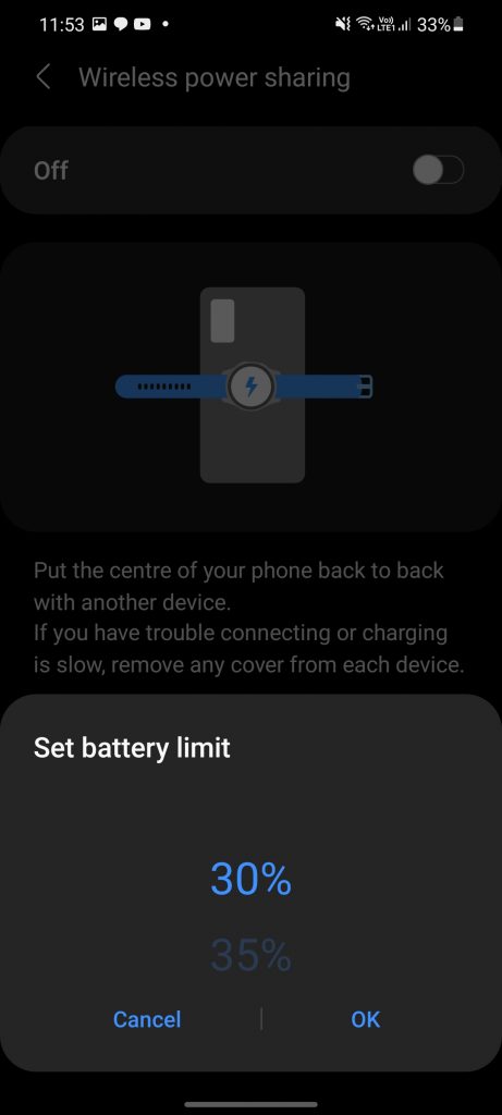 Reverse Wireless Charging on Samsung Galaxy S21