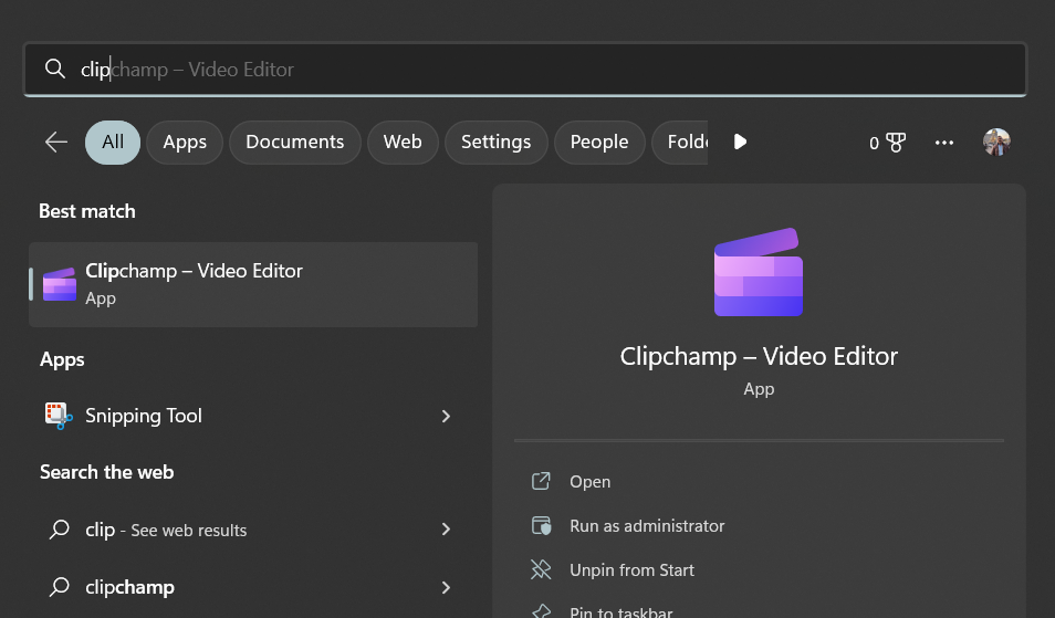 Quickly Trim a Video in Windows 11