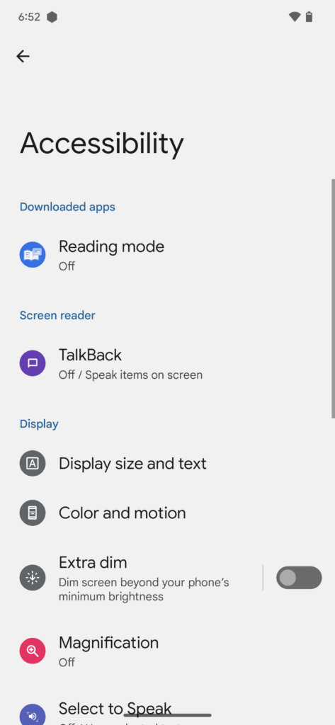 Enable Reading Mode on Android