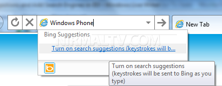 Search Suggestions enable