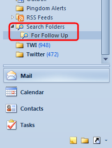Search Folder Created