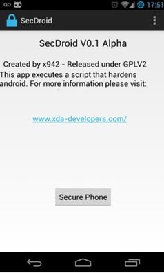 Secure Android phone