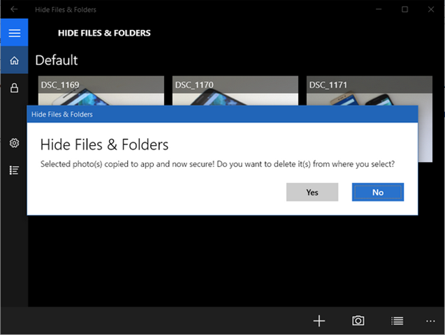 Select files