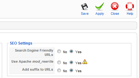 Seo Settings