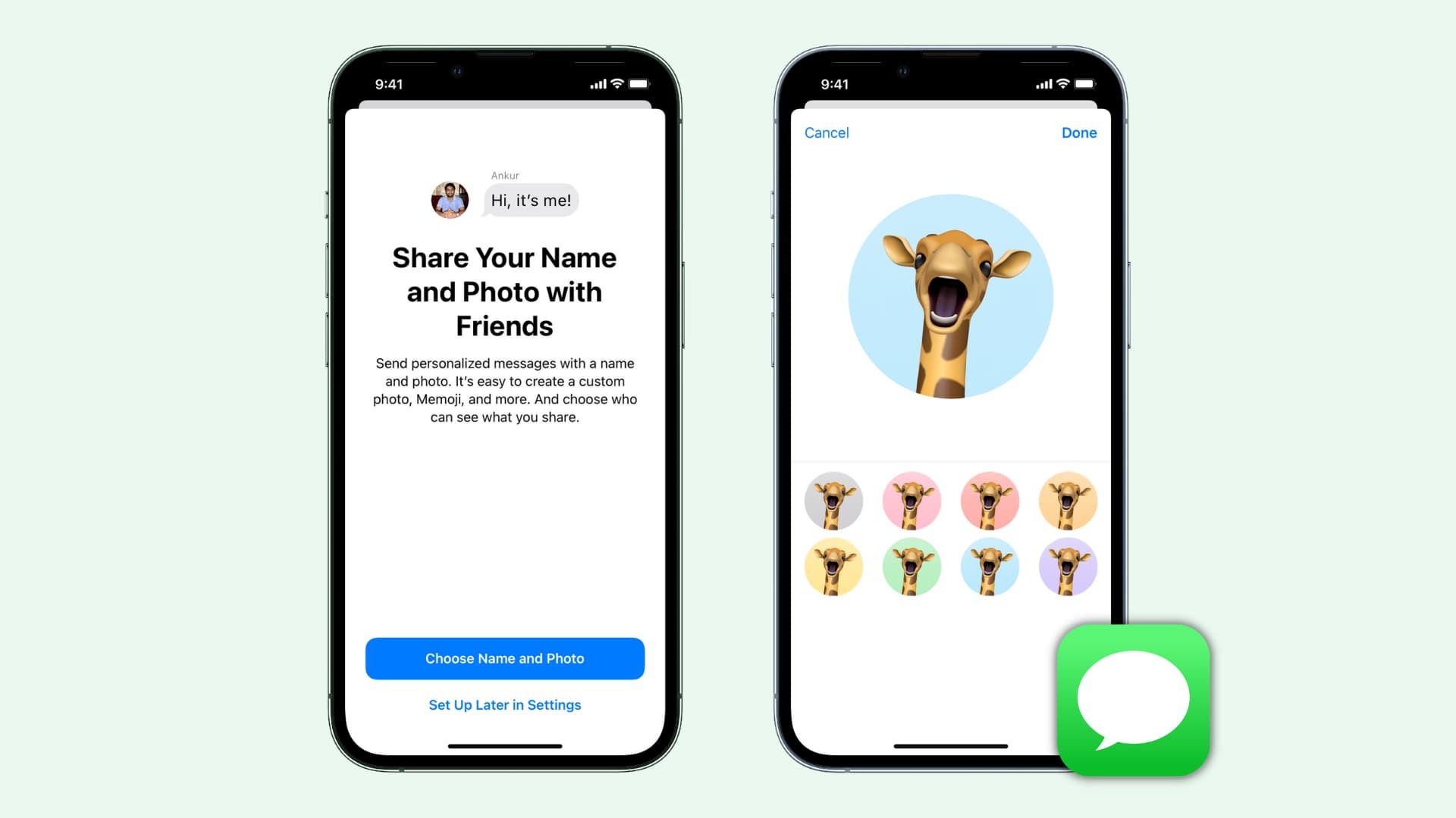 How To Share Profile Photo In Imessage