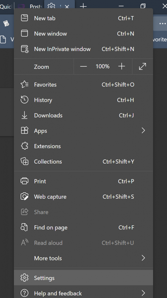 Change Themes in Microsoft Edge