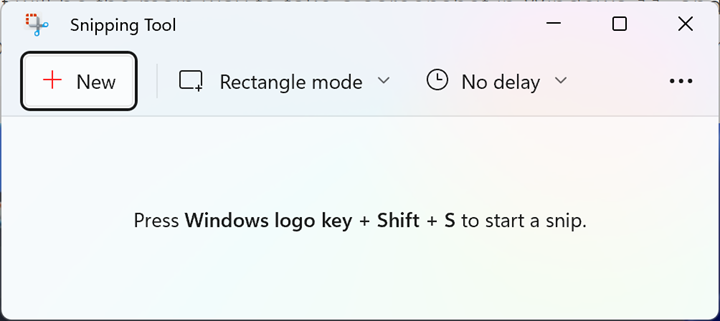 windows screen snip shortcut