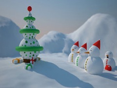 Snowman_Christmas_by_UNKWinc