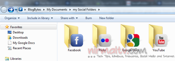 Social folders