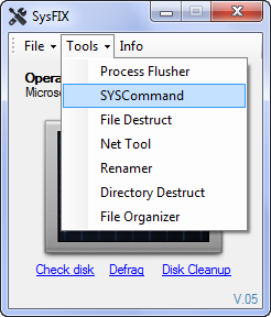 SysFix tools