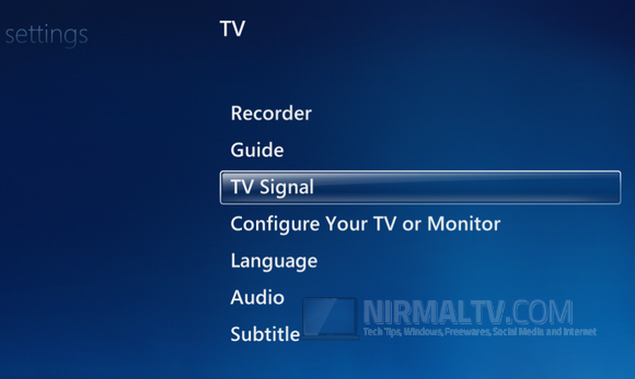 TV signal
