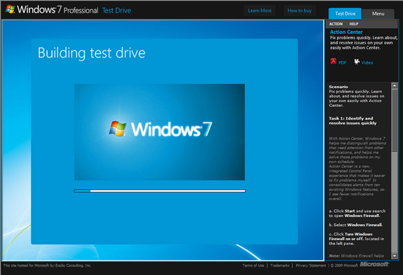 Test Drive Windows 7