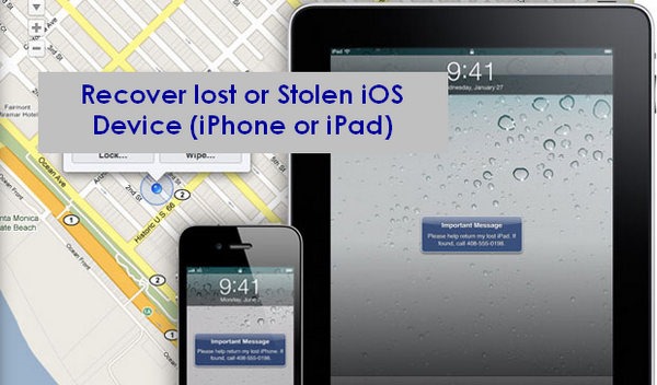 Track lost iphone ipad