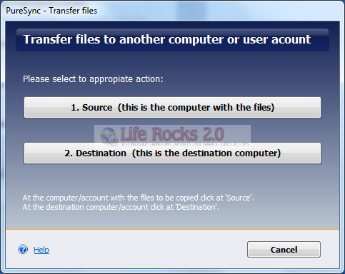 Transfer files