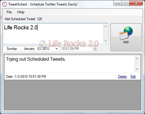 TweetSched