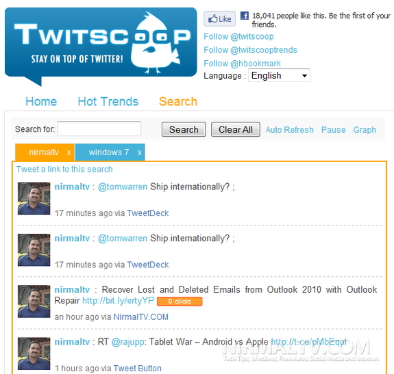 TwitScoop