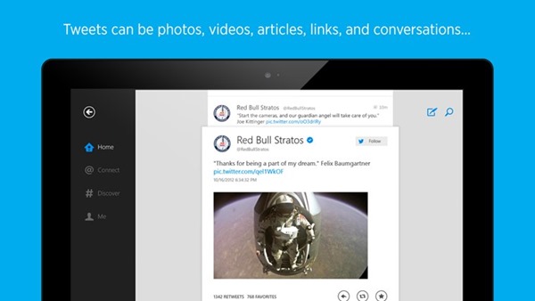 Twitter for Windows 8