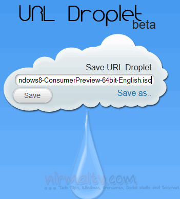 URL Droplet