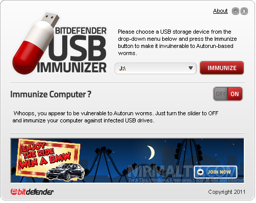 USB Immunizer