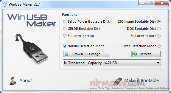 USB bootable drive