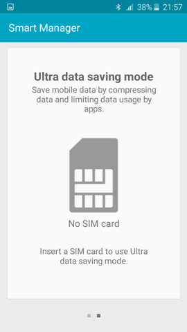 Ultra data saving mode