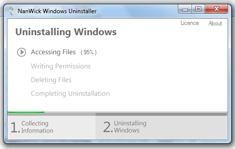 Uninstall Windows