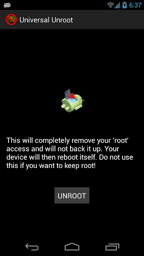 Unroot phone