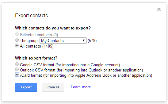 VCF format